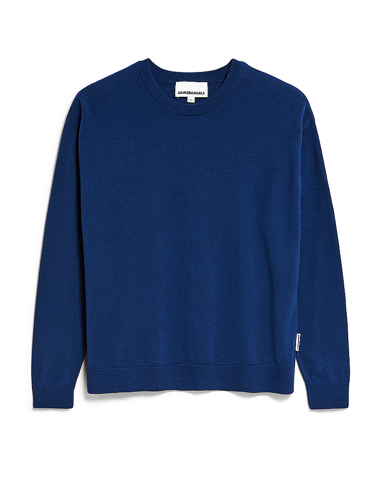 ARMEDANGELS Pullover LAILAA  blau | L von ARMEDANGELS