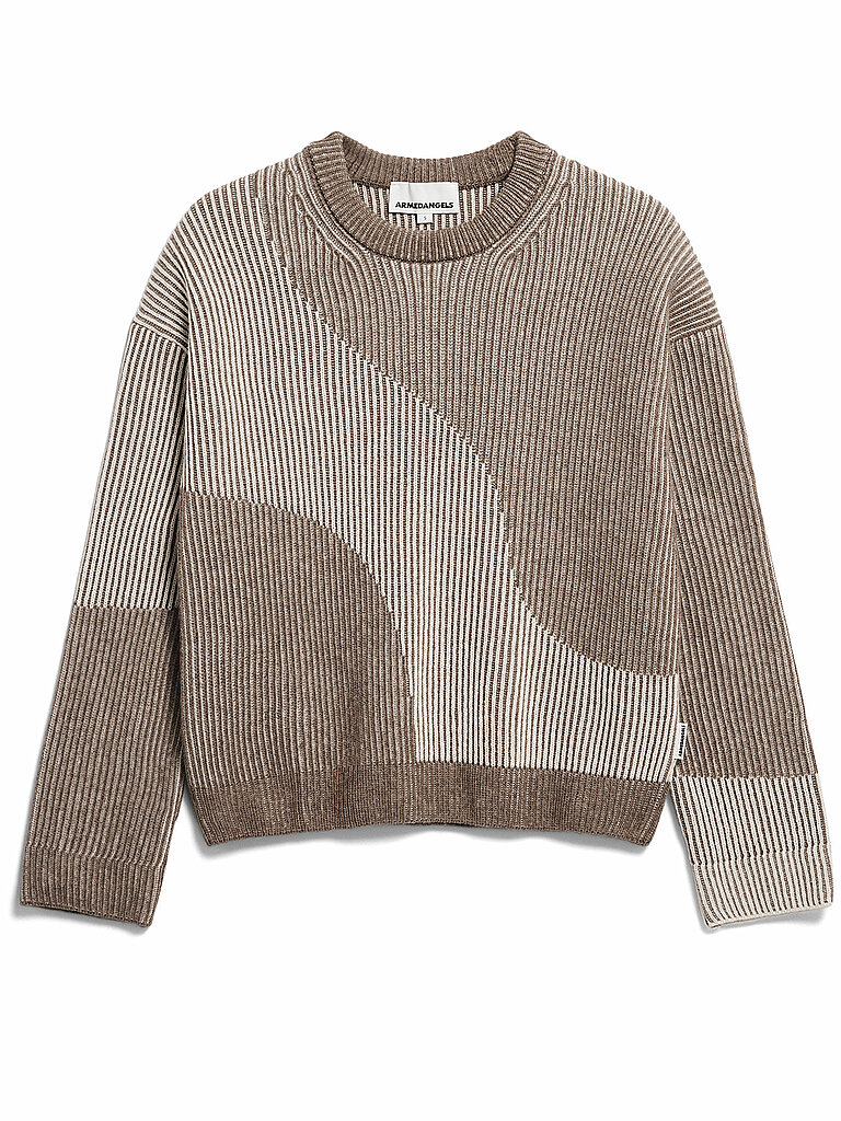 ARMEDANGELS Pullover MAYRAA VANISE camel | M von ARMEDANGELS