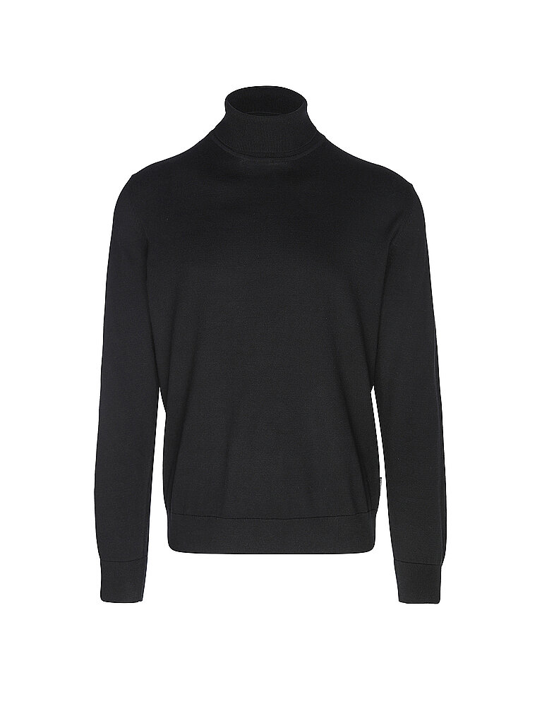 ARMEDANGELS Rollkragenpullover GAADRO schwarz | M von ARMEDANGELS