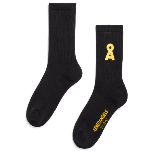 ARMEDANGELS - Saamus Aa-Fan Logo - Multifunktionssocken Gr 39-42 schwarz ARMEDANGELS - Saamus Aa-Fan Logo - Multifunktionssocken Gr 39-42 schwarz von ARMEDANGELS