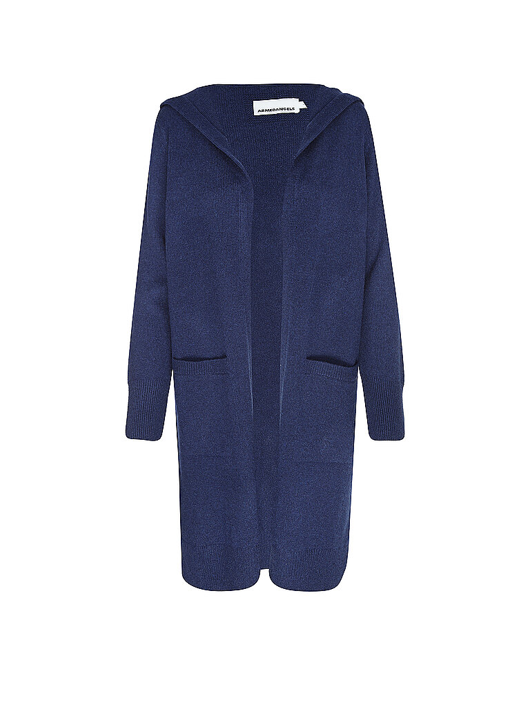 ARMEDANGELS Strickjacke WANDAA  blau | L von ARMEDANGELS