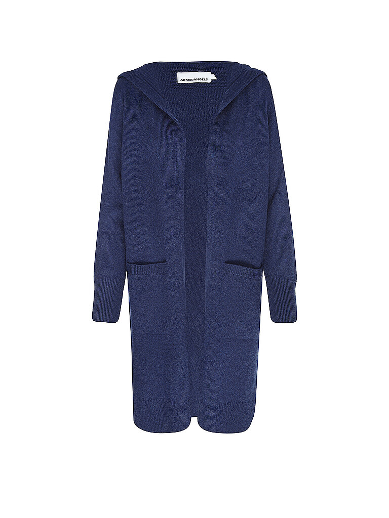 ARMEDANGELS Strickjacke WANDAA  blau | M von ARMEDANGELS