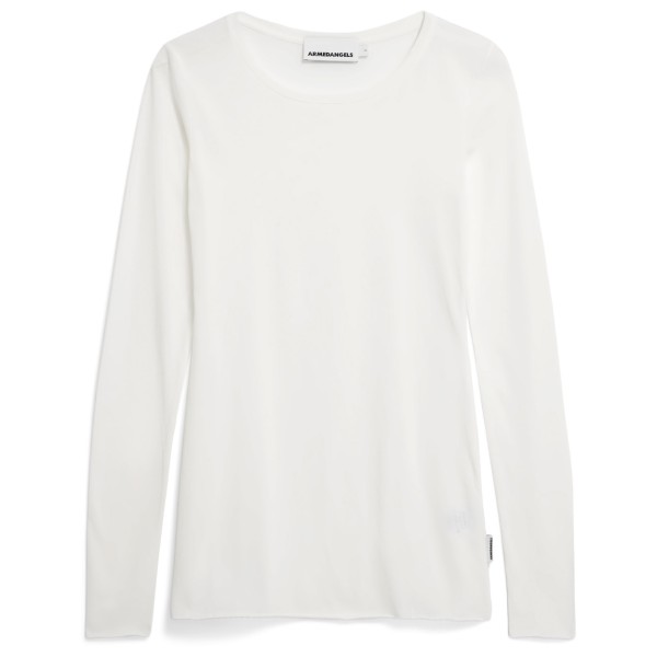 ARMEDANGELS - Women's Einiaara Soft - Longsleeve Gr L weiß von ARMEDANGELS