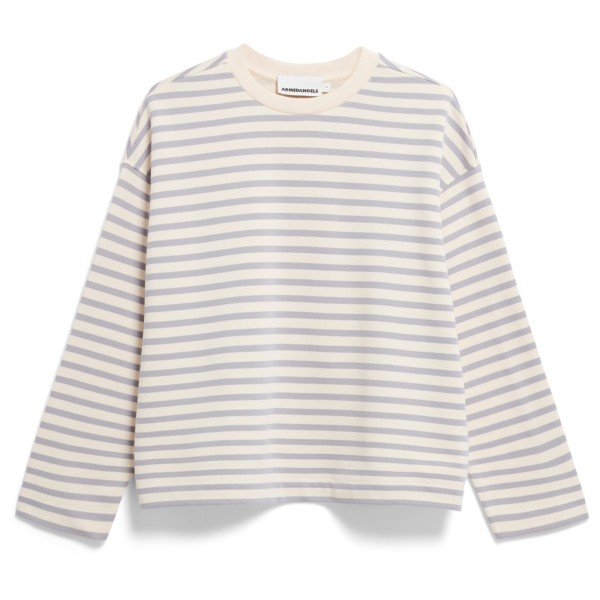 ARMEDANGELS - Women's Frankaa  Stripe - Pullover Gr M grau/weiß von ARMEDANGELS