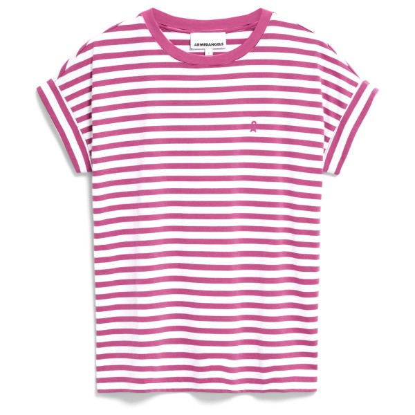 ARMEDANGELS - Women's Idaara Stripes - T-Shirt Gr L rosa von ARMEDANGELS