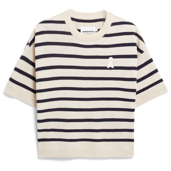 ARMEDANGELS - Women's Lizaa Lino Stripes - T-Shirt Gr L weiß von ARMEDANGELS
