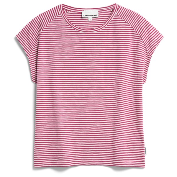 ARMEDANGELS - Women's Ofeliaa Lovely Stripes - T-Shirt Gr L rosa von ARMEDANGELS