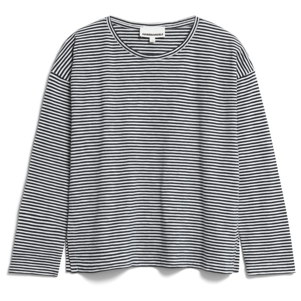 ARMEDANGELS - Women's Xianaa Lovely Stripes - Longsleeve Gr M grau von ARMEDANGELS