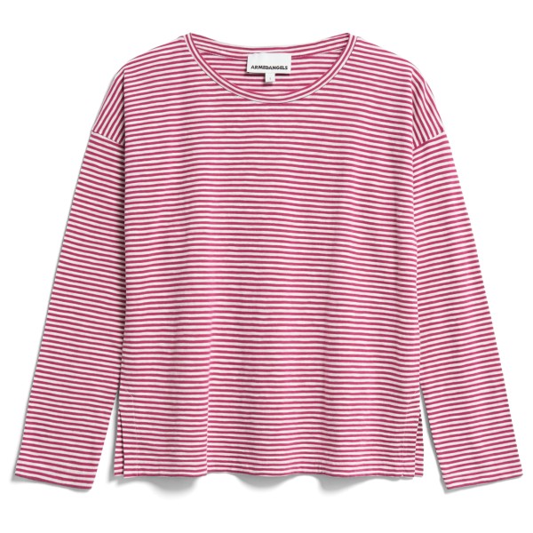 ARMEDANGELS - Women's Xianaa Lovely Stripes - Longsleeve Gr XL rosa von ARMEDANGELS