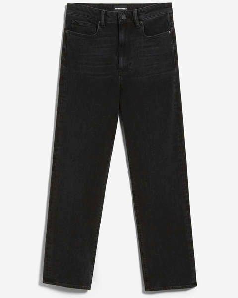 Lejaa Breezy Black - High Waist Jeans Damen Damen Schwarz W28 von ARMEDANGELS