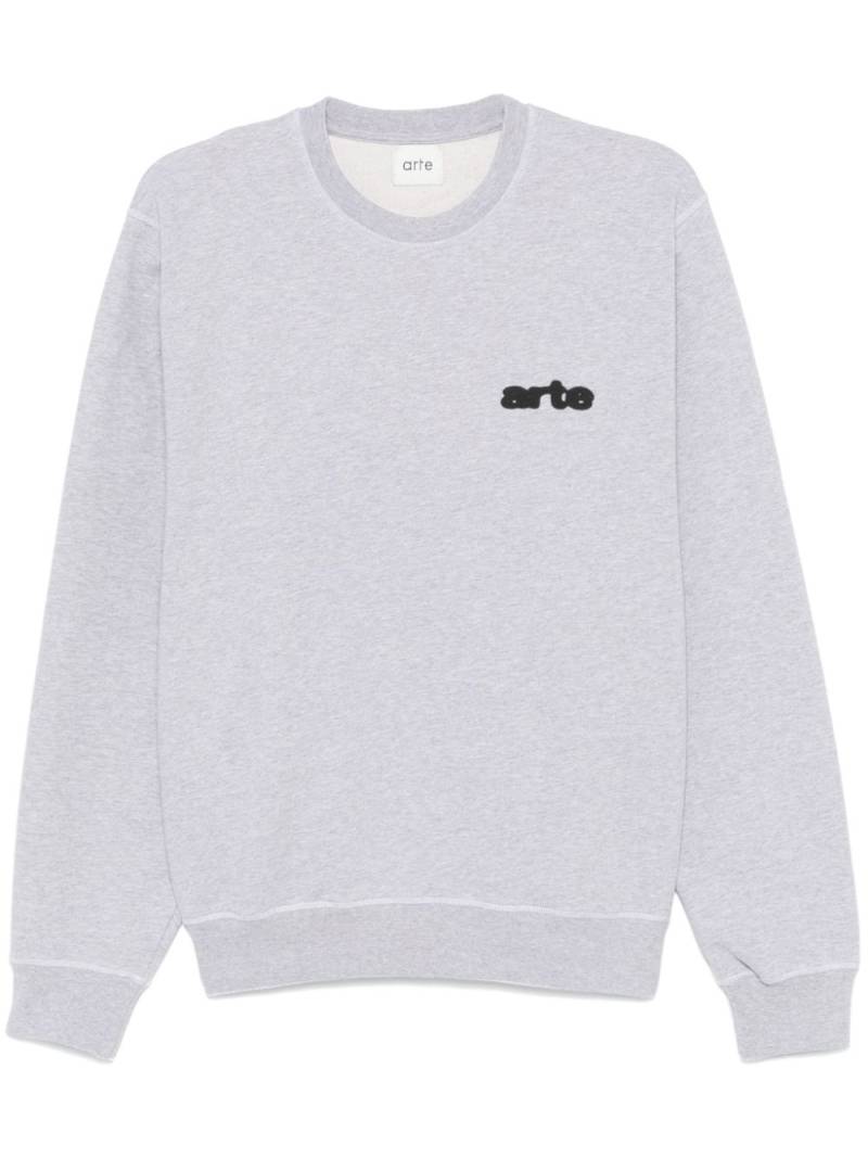 ARTE Blur Flower sweatshirt - Grey von ARTE