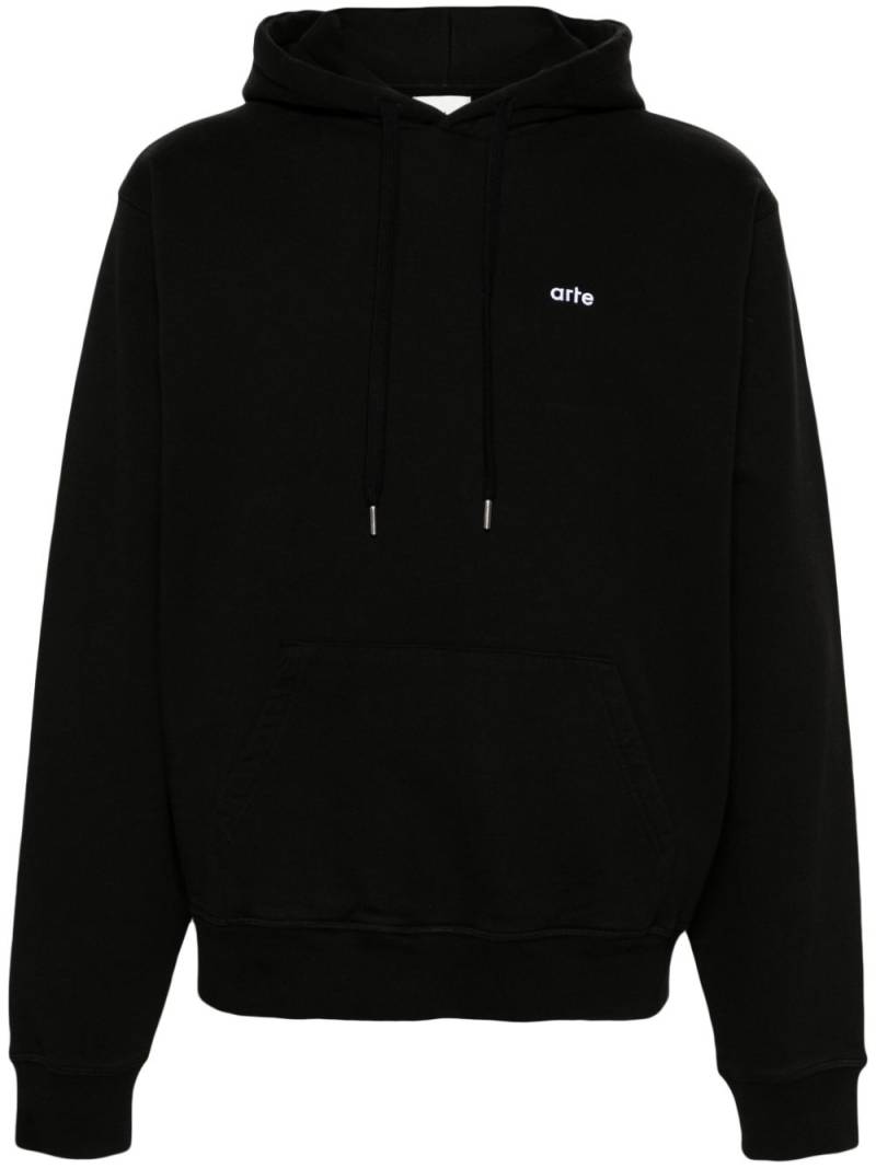 ARTE Hank graphic-print hoodie - Black von ARTE