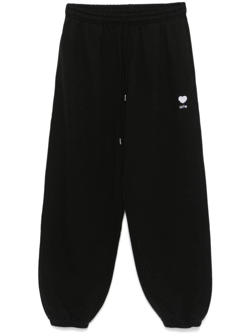 ARTE Heart Flower track pants - Black von ARTE