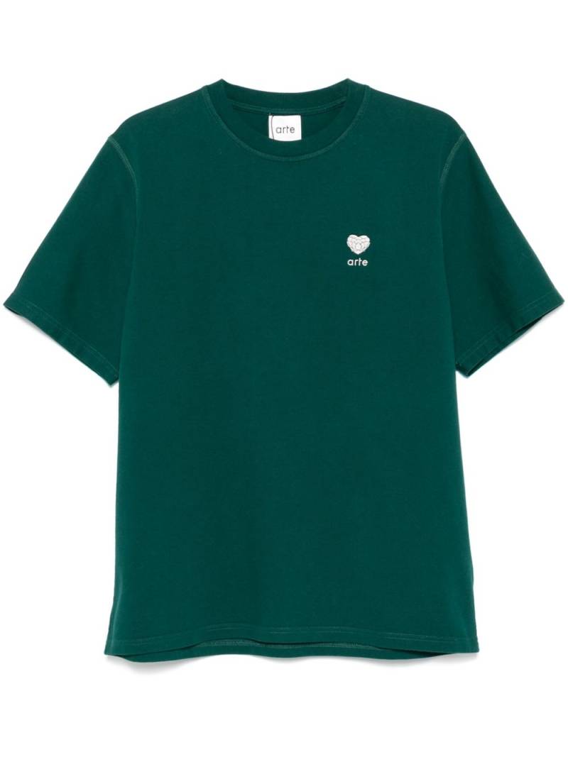 ARTE Heart Logo T-shirt - Green von ARTE