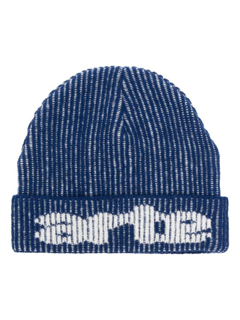 ARTE ribbed-knit beanie hat - Blue von ARTE