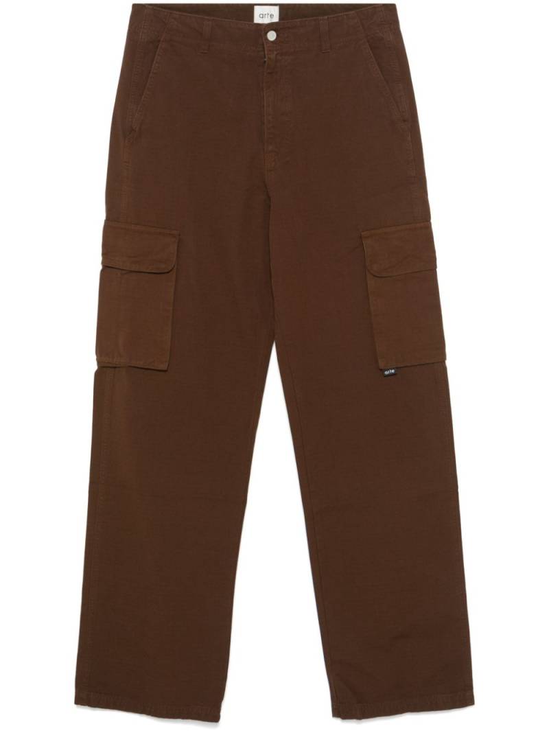 ARTE ripstop cargo pants - Brown von ARTE