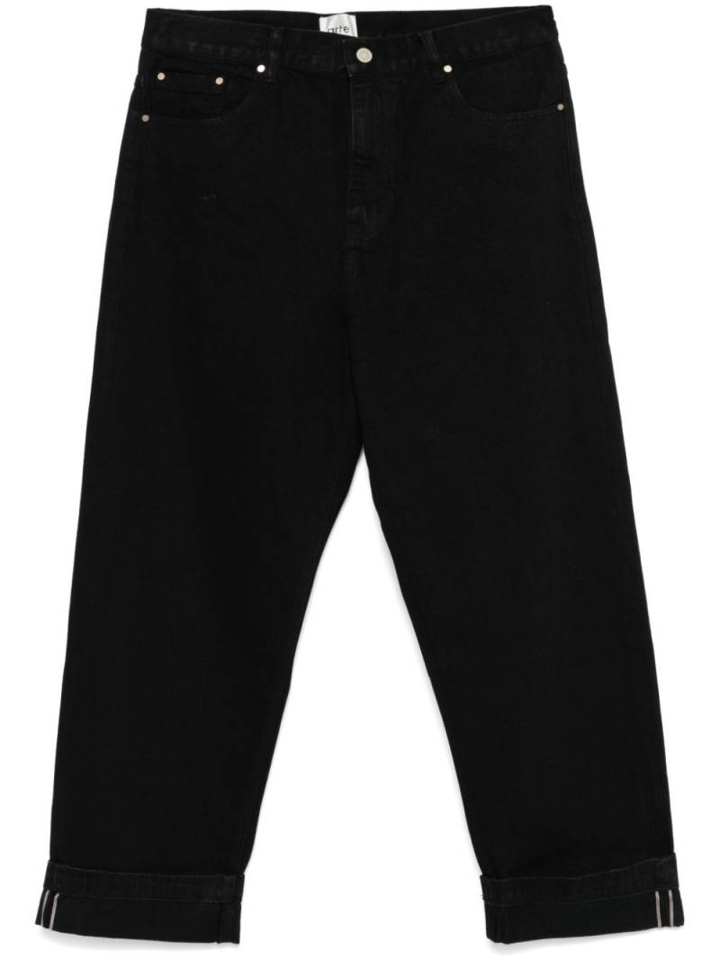 ARTE straight-leg jeans - Black von ARTE