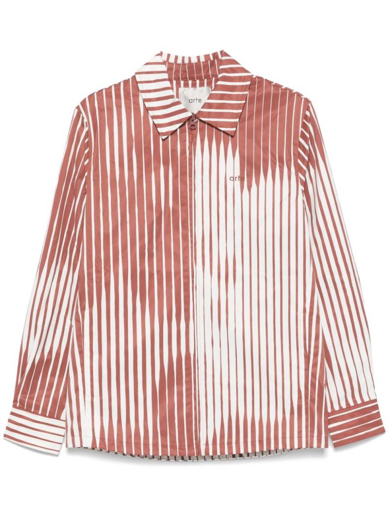 ARTE striped shirt - White von ARTE