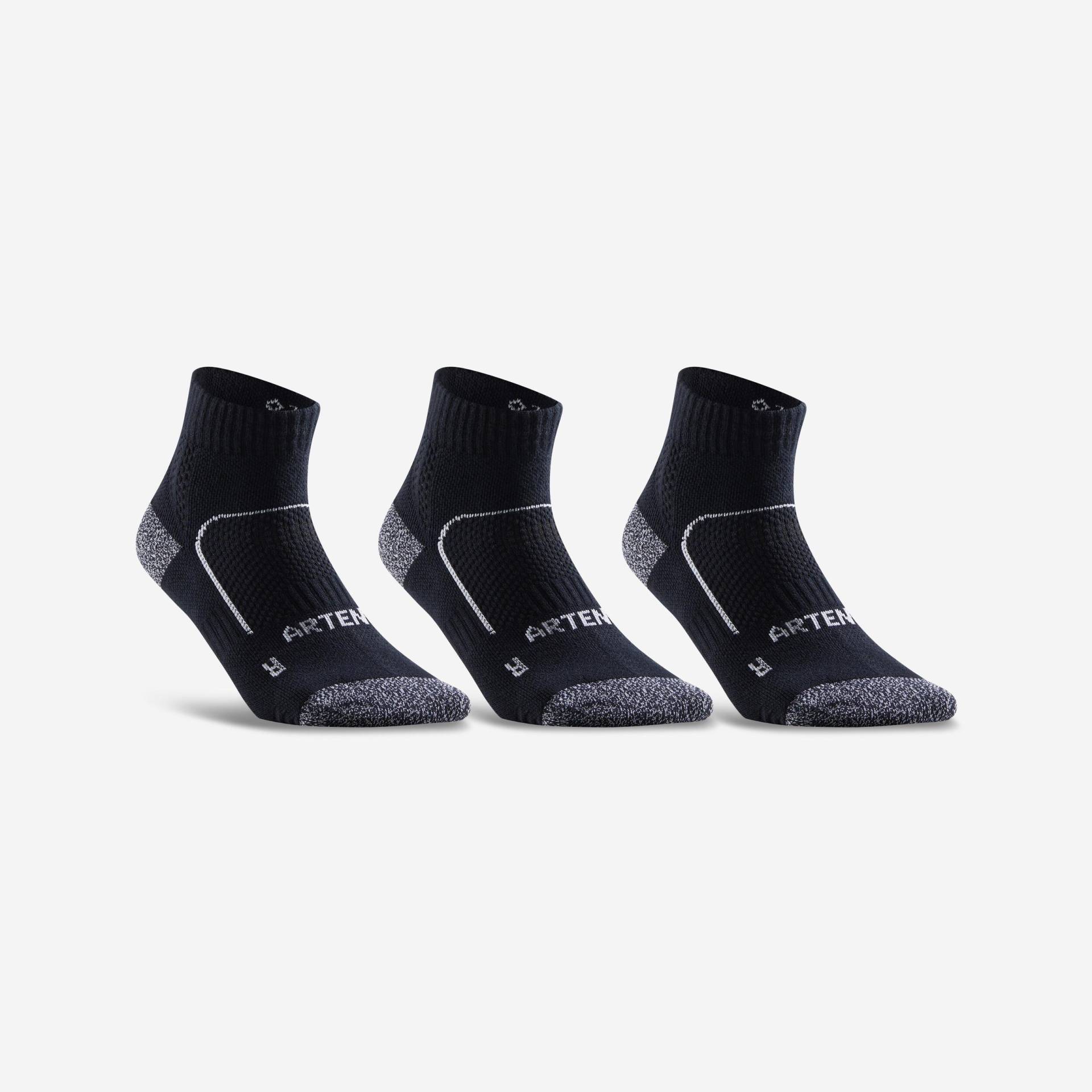 ARTENGO - Socken RS 900, für Damen, Schwarz Leicht, Größe 47-49 von ARTENGO