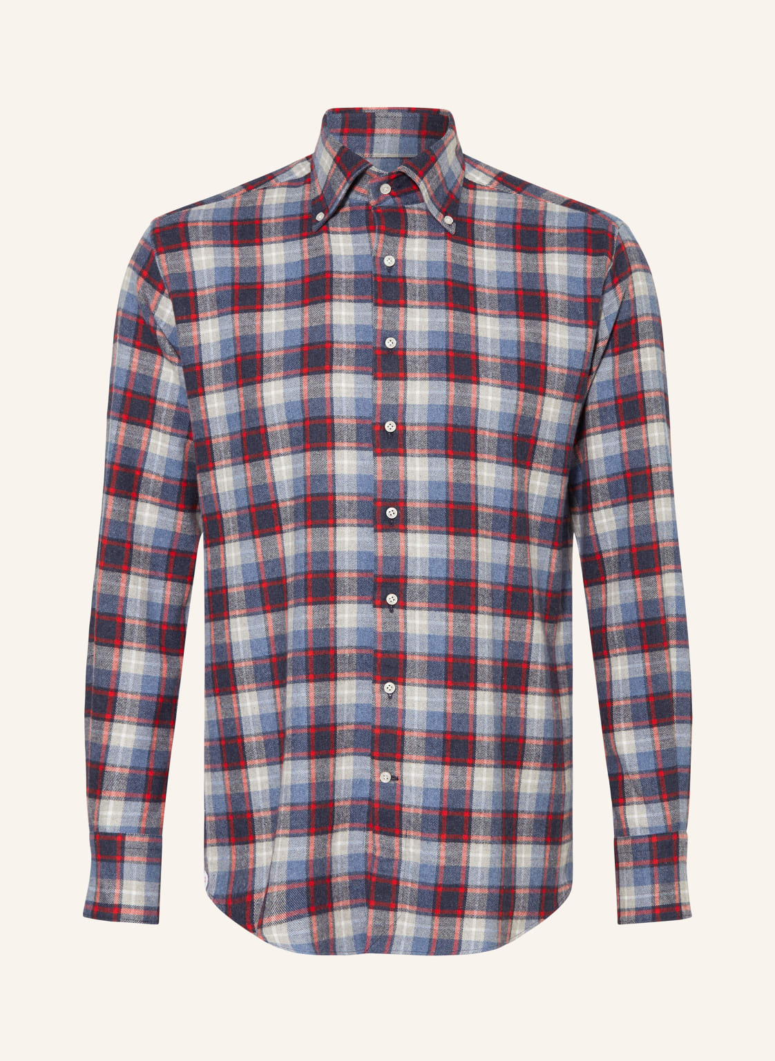 Artigiano Flanell-Hemd Classic Fit blau Artigiano Flanell-Hemd Classic Fit blau von ARTIGIANO
