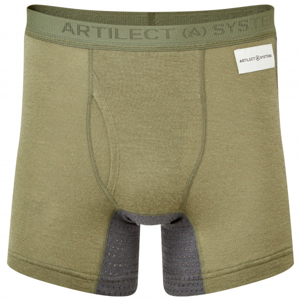 ARTILECT - Boulder 125 Boxer Brief - Merinounterwäsche Gr L;M;S;XL schwarz/grau von ARTILECT