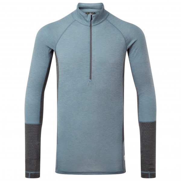 ARTILECT - Goldhill 125 Zoned 1/4 Zip - Merinounterwäsche Gr L blau/ ash von ARTILECT