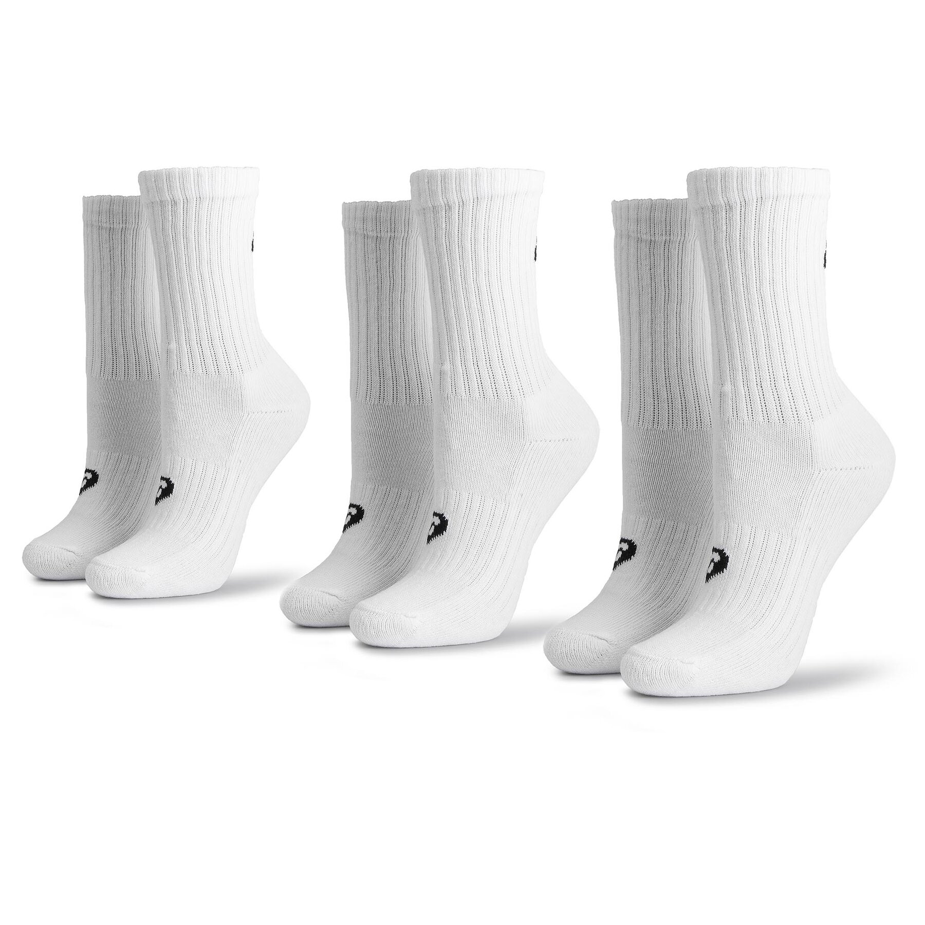 3er-Set hohe Unisex-Socken Asics 3PPK Crew Sock 155204 Weiß von ASICS