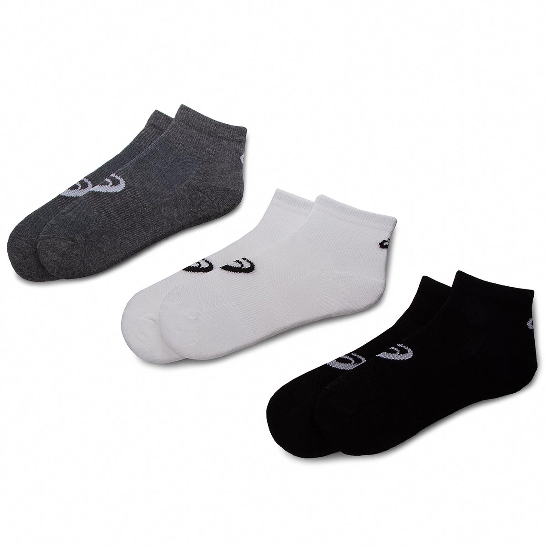 3er-Set niedrige Unisex-Socken Asics 3PPK Quarter Sock 155205 Grau von ASICS