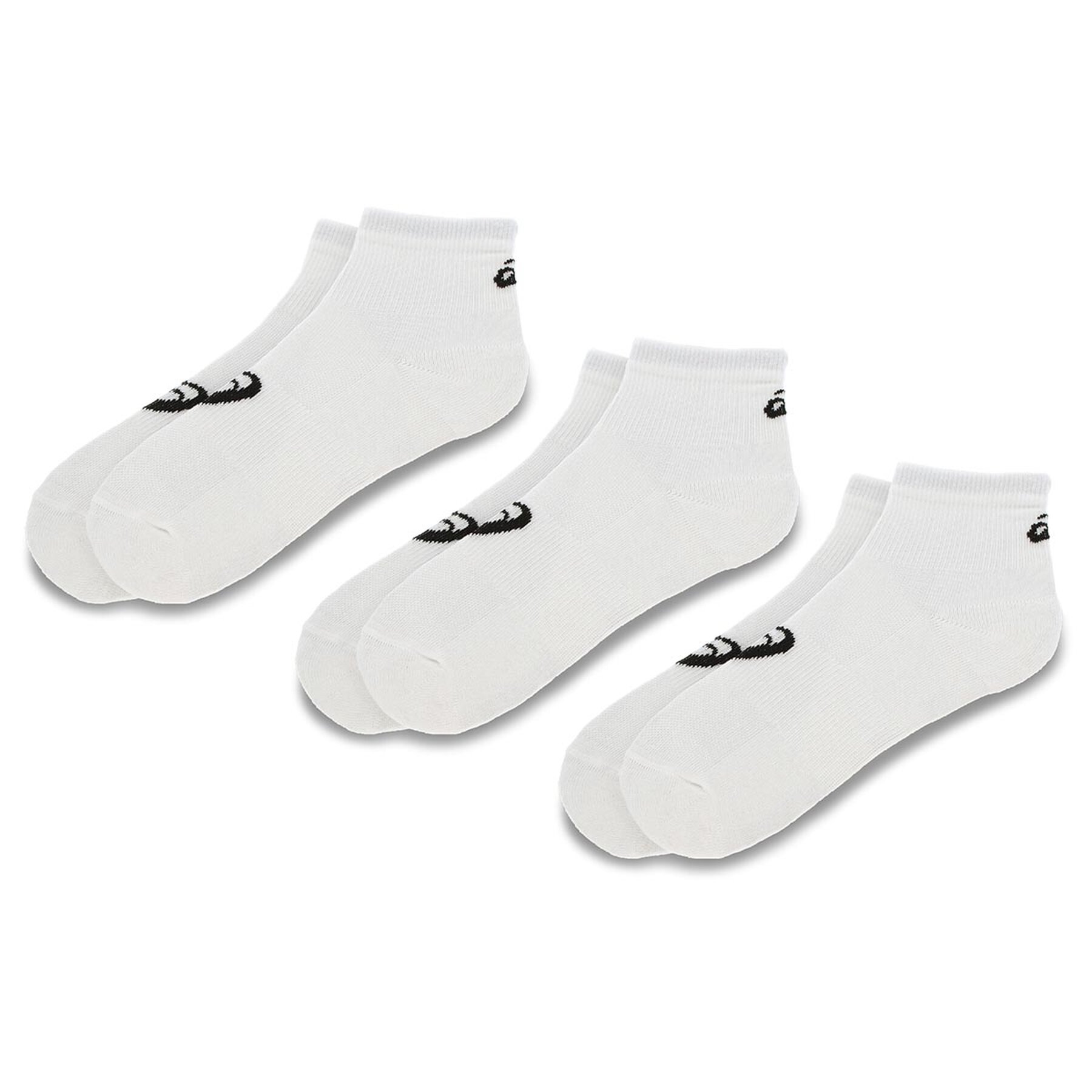 3er-Set niedrige Unisex-Socken Asics 3PPK Quarter Sock 155205 Weiß von ASICS