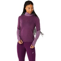 ASICS Damen Laufshirt Metarun Mock Neck LS Top lila | M von ASICS