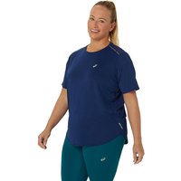 ASICS Damen Laufshirt Road SS Top dunkelblau | M von ASICS