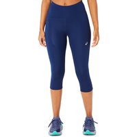 ASICS Damen Lauftight Road High Waist Capri dunkelblau | M von ASICS