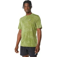 ASICS Herren Laufshirt Metarun Pattern 1/2 Zip olive | L von ASICS