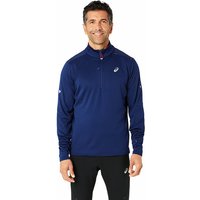 ASICS Herren Laufshirt Road Winter 1/2 Zip blau | L von ASICS