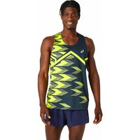 ASICS Herren Lauftank Light Graphic blau | XL von ASICS