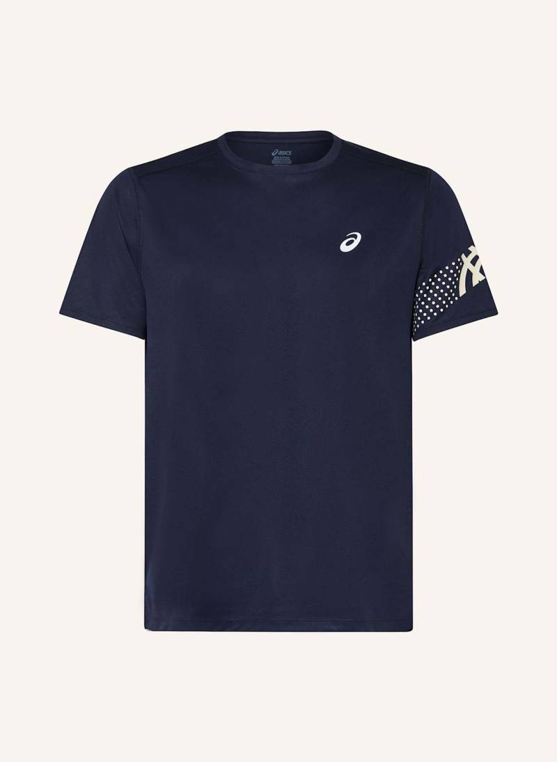 Asics Laufshirt Icon Ss blau von ASICS