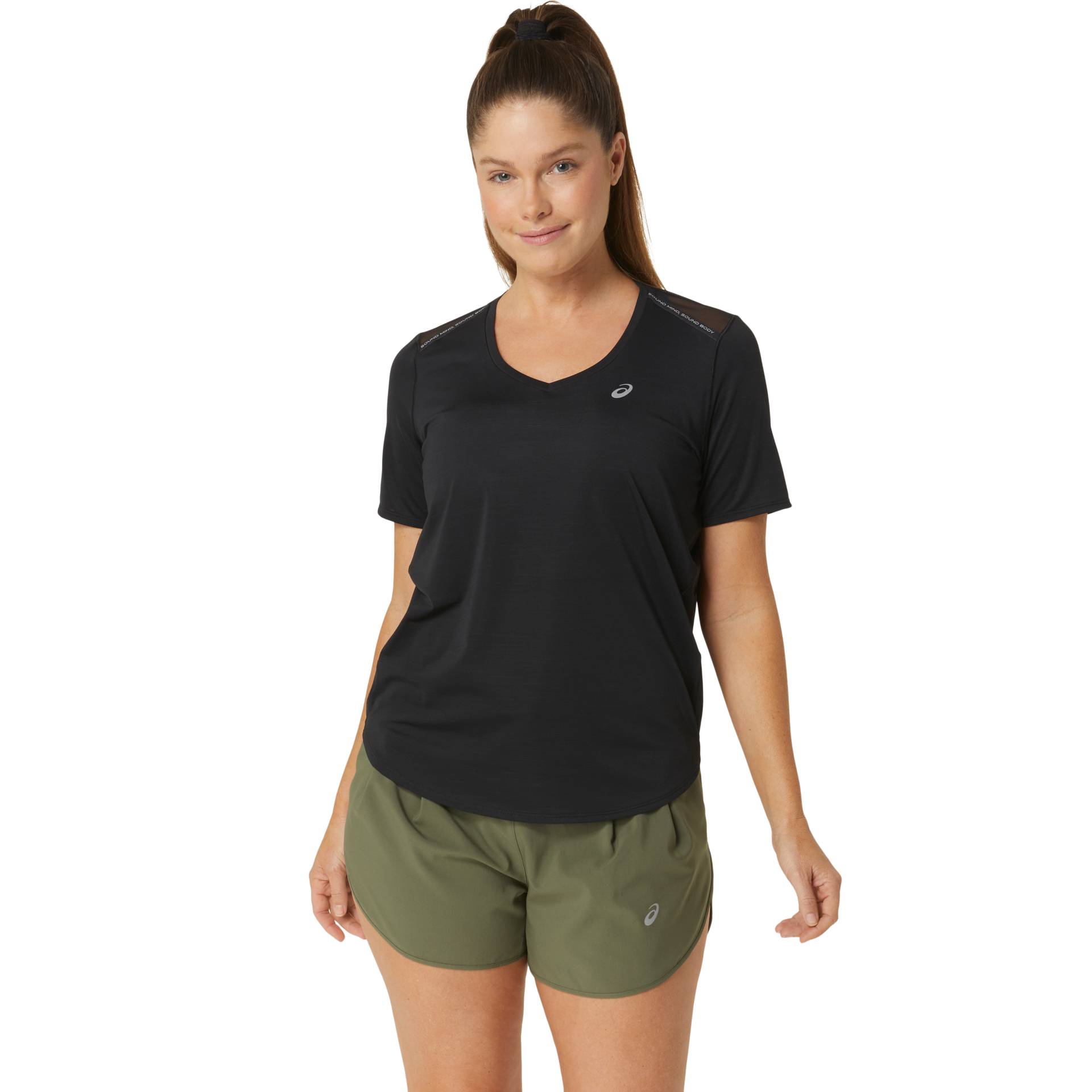 Asics Laufshirt »ROAD V-NECK SS TOP« von ASICS