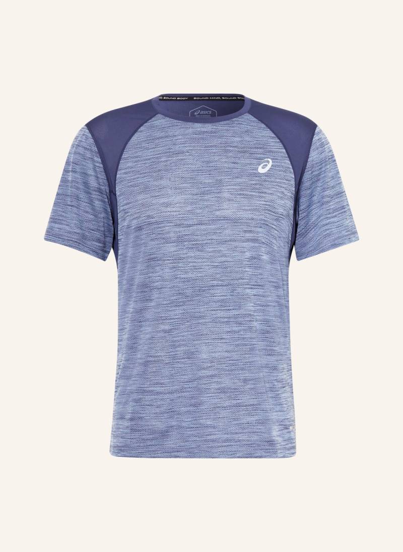 Asics Laufshirt Road Ss blau von ASICS