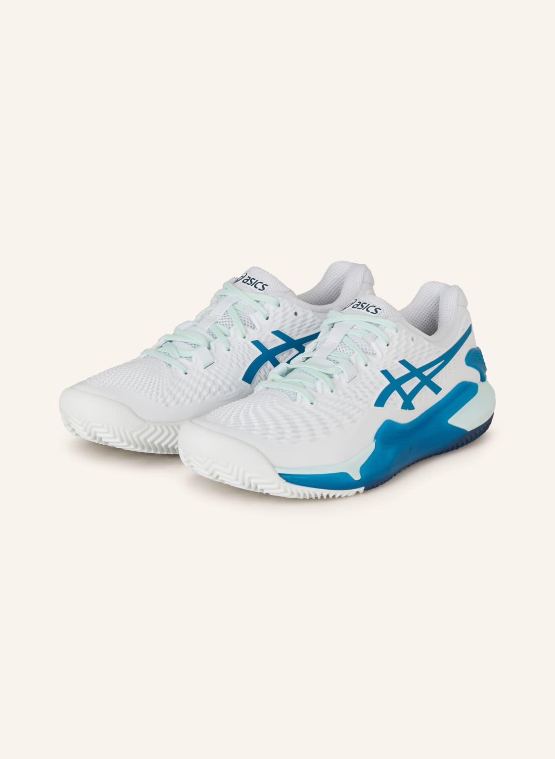 Asics Tennisschuhe Gel Resolution 9 Clay weiss von ASICS