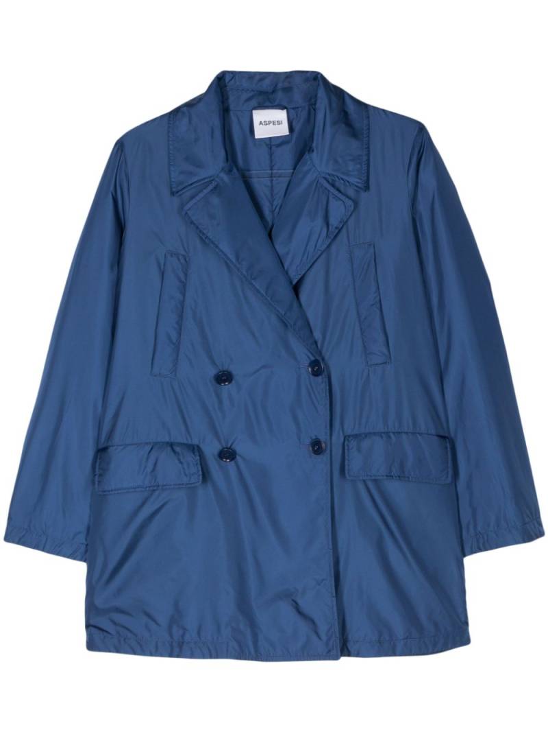 ASPESI Katee Light double-breasted jacket - Blue von ASPESI