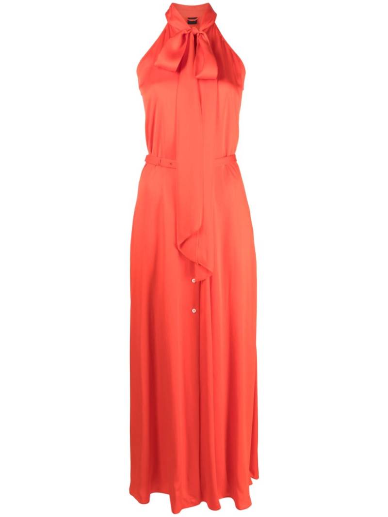 ASPESI V-neck sleeveless shirt dress - Orange von ASPESI