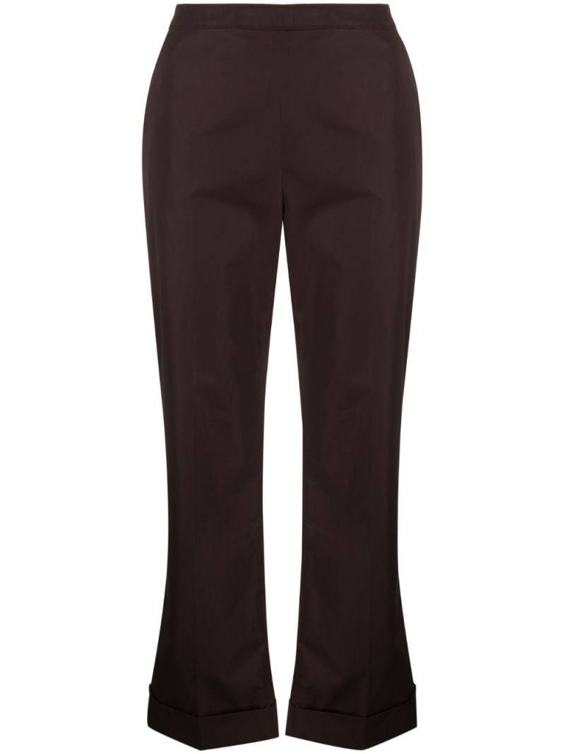 ASPESI bootcut cropped trousers - Brown von ASPESI