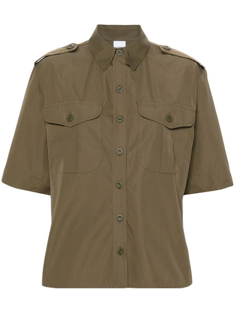 ASPESI button-up cotton shirt - Green von ASPESI