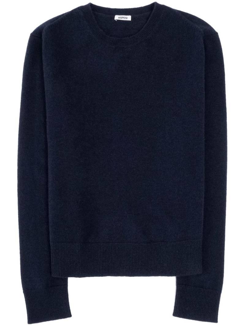 ASPESI cashmere crew-neck sweater - Blue von ASPESI