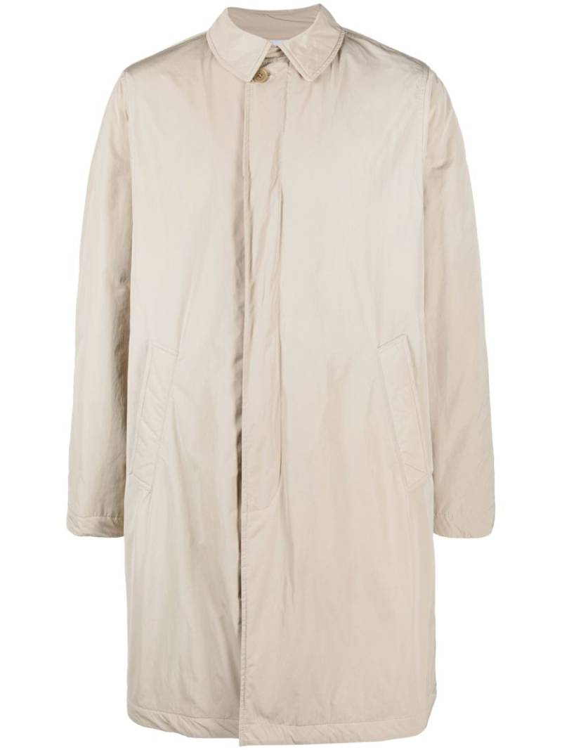 ASPESI single-breasted padded raincoat - Neutrals von ASPESI