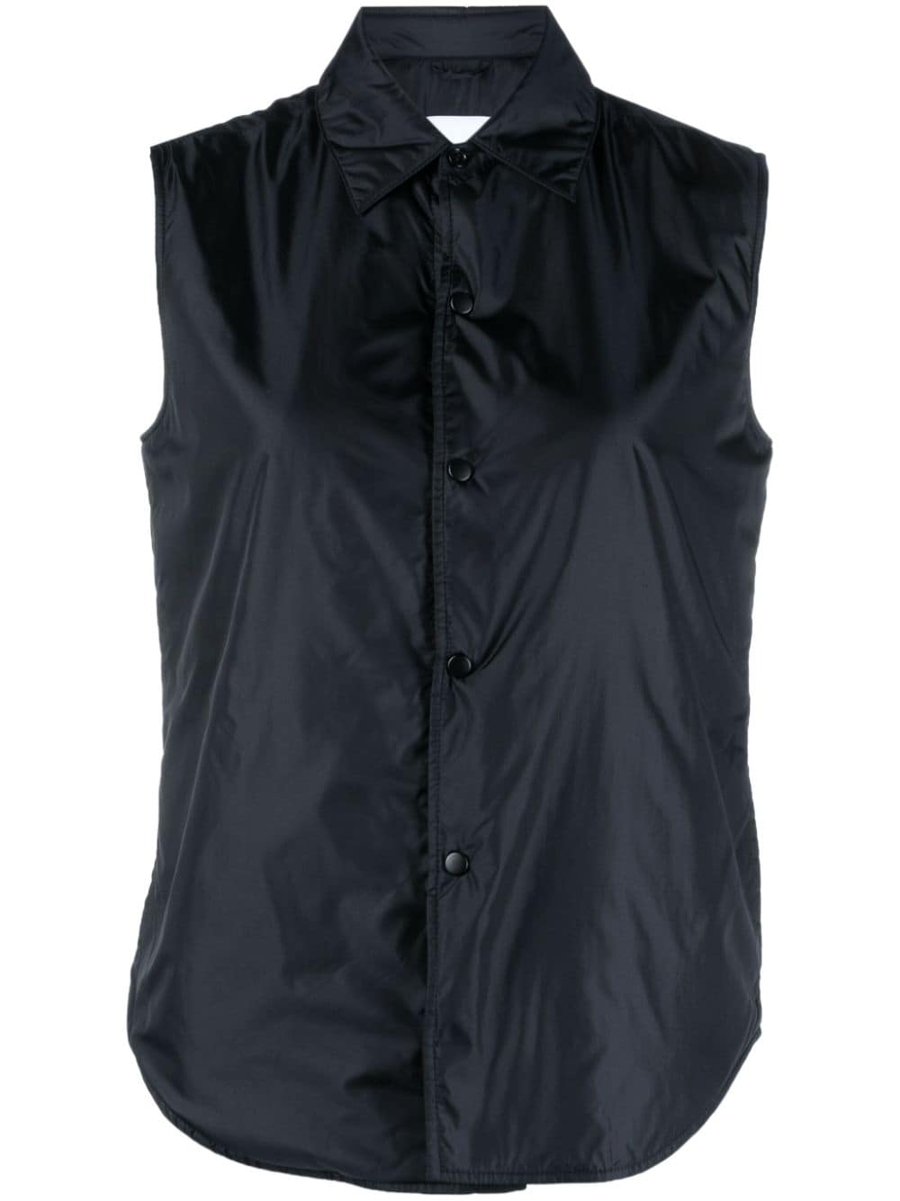 ASPESI classic-collar padded gilet - Blue von ASPESI