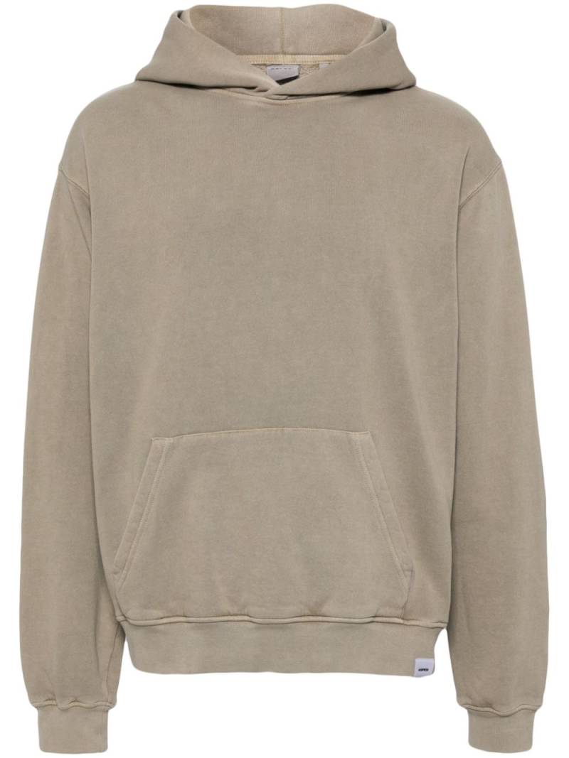 ASPESI cotton fleece hoodie - Neutrals von ASPESI