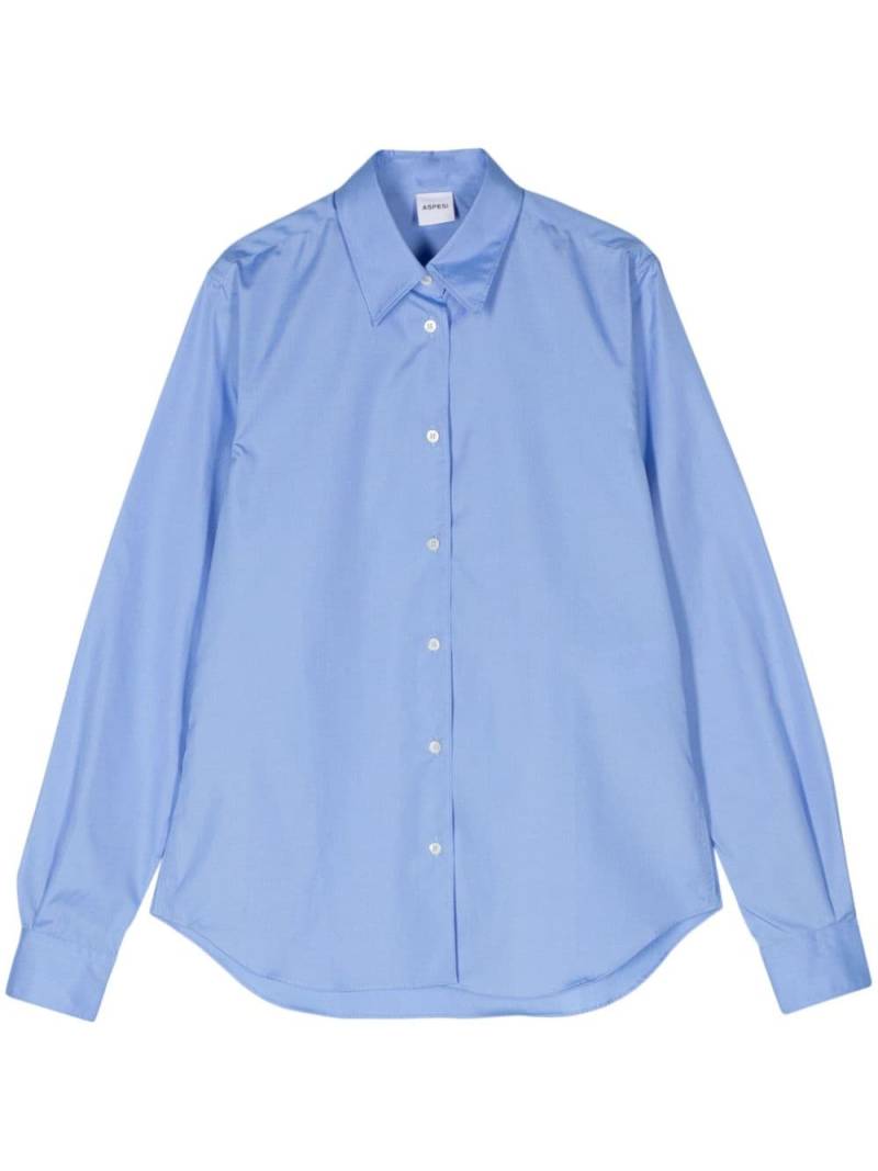 ASPESI cotton poplin shirt - Blue von ASPESI