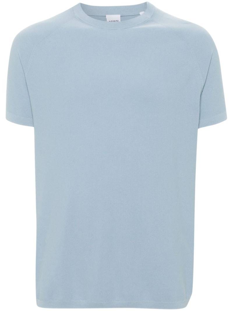 ASPESI crew-neck cotton T-shirt - Blue von ASPESI