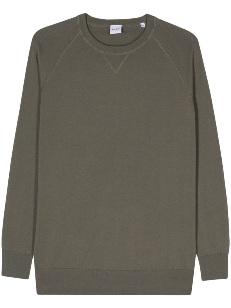 ASPESI raglan sweatshirt - Green von ASPESI